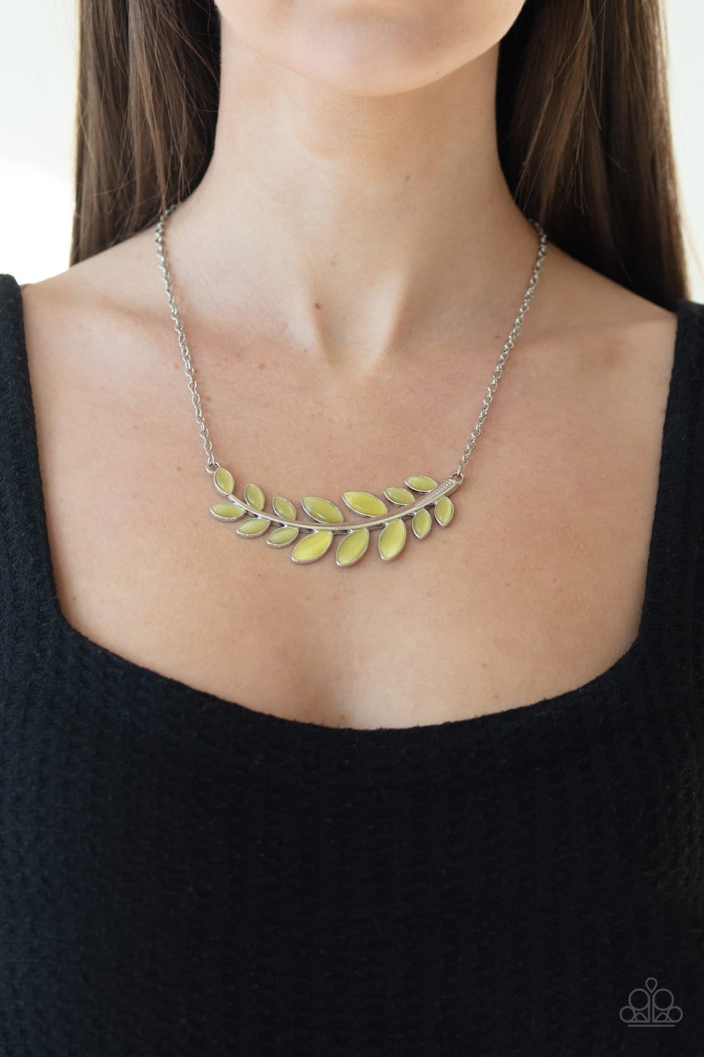 Frosted Foliage Necklaces