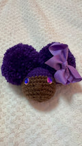 Limited Edition Color Afro Puff with Colored Eyes