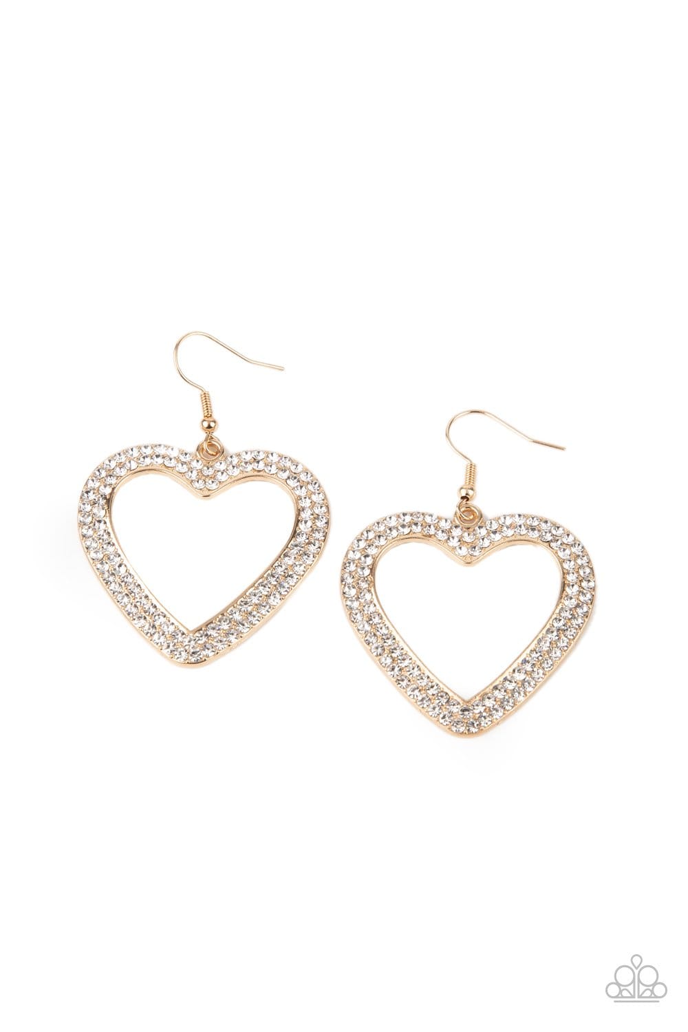 Paparazzi GLISTEN To Your Heart Earrings