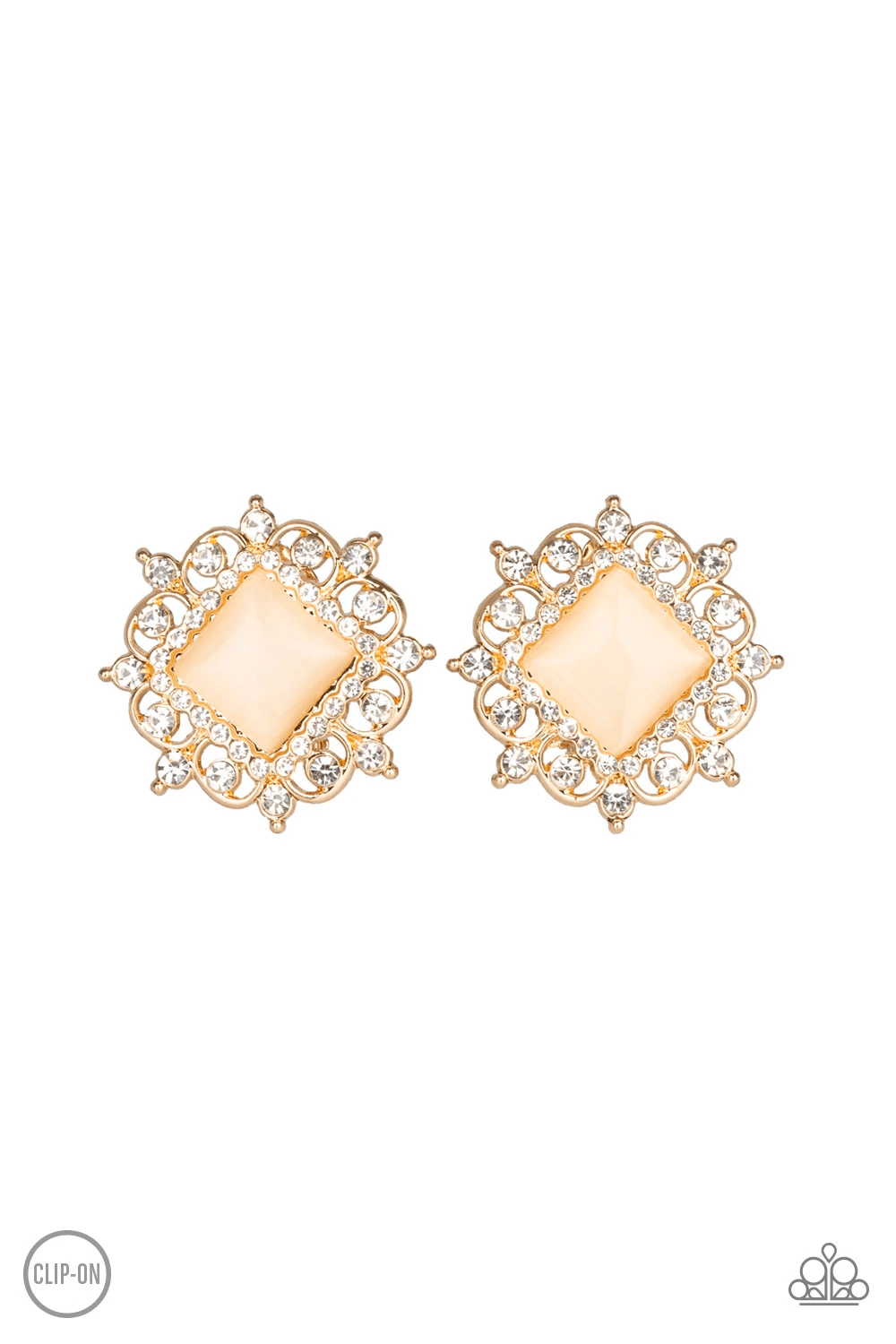 Get Rich Quick Gold Clip-Ons