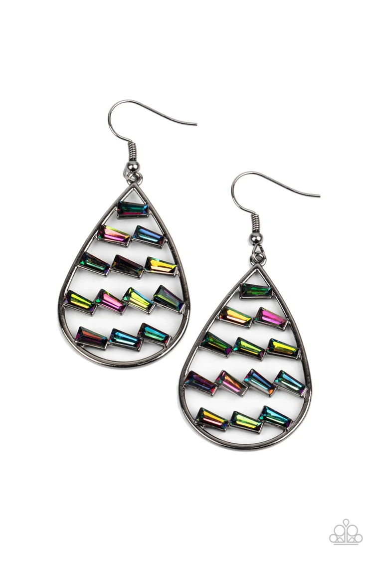 Glitzy Grit Earrings Multi