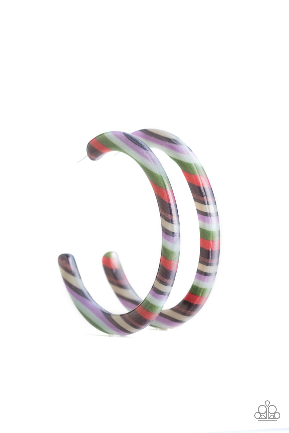 Paparazzi HAUTE-Blooded Hoops