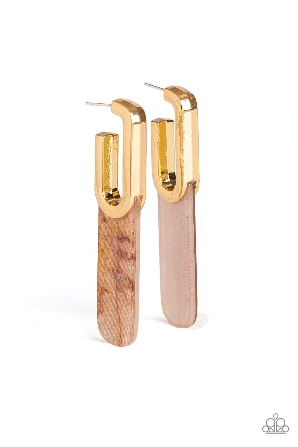 HAUTE Off The Press Post Earrings