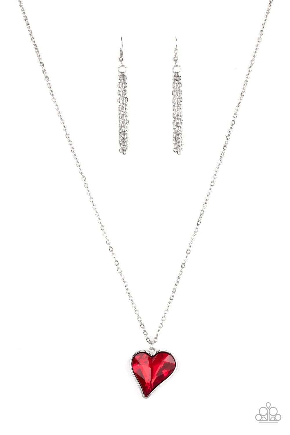 Paparazzi Heart Flutter Heat Necklaces