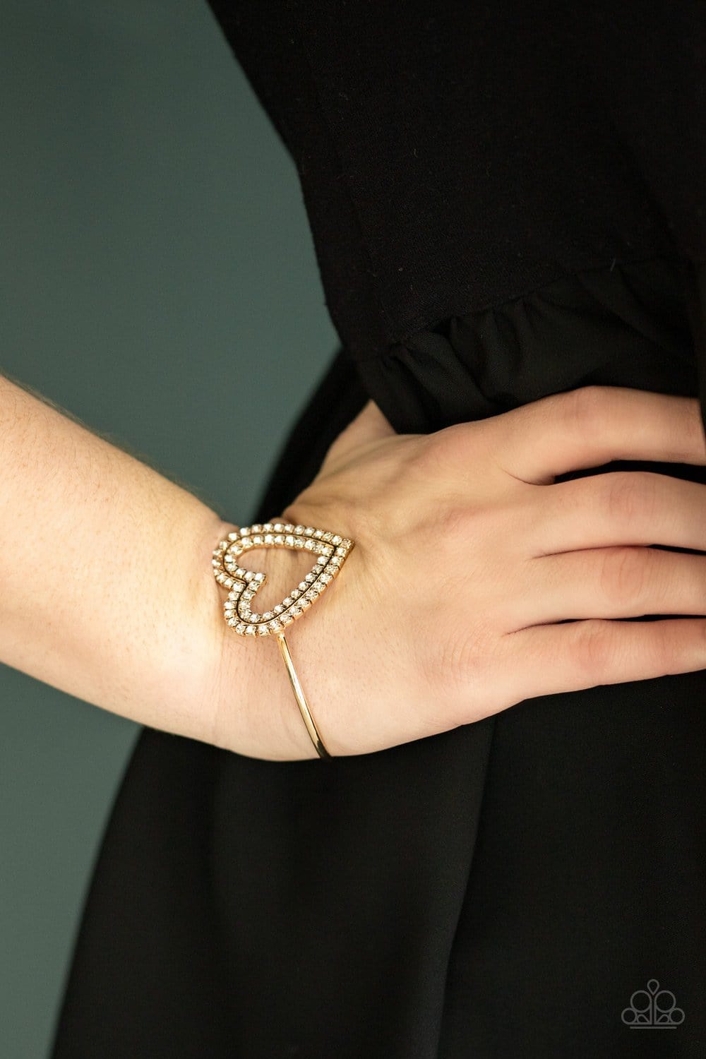 Paparazzi Heart Opener Cuff Heart Bracelets