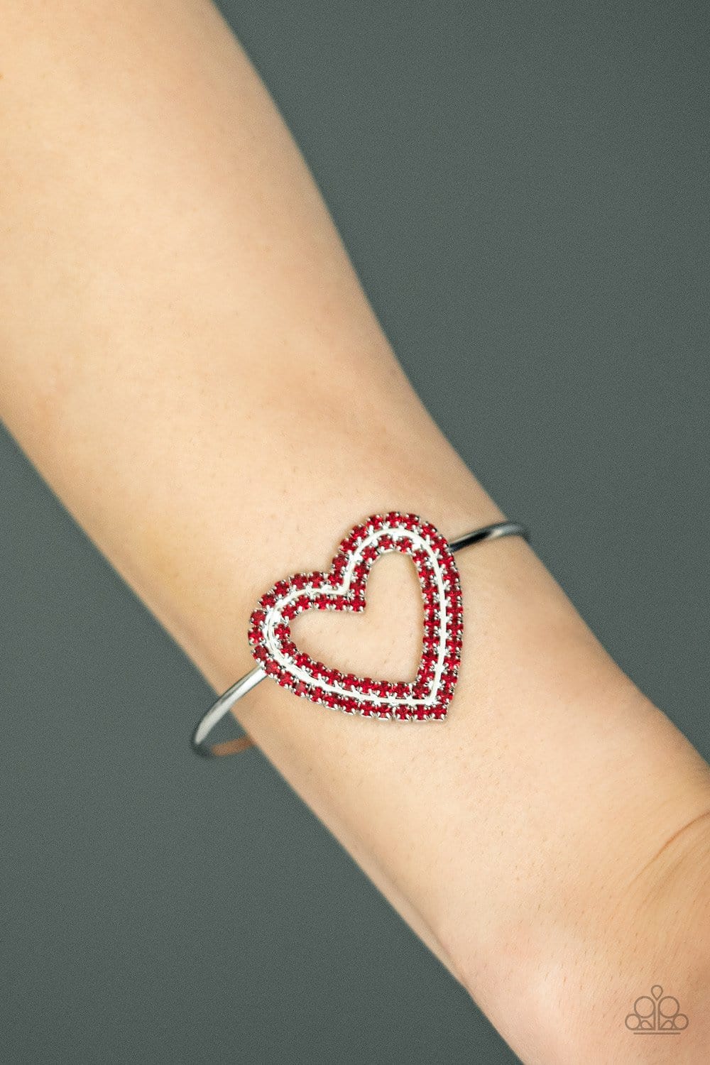 Paparazzi Heart Opener Cuff Heart Bracelets