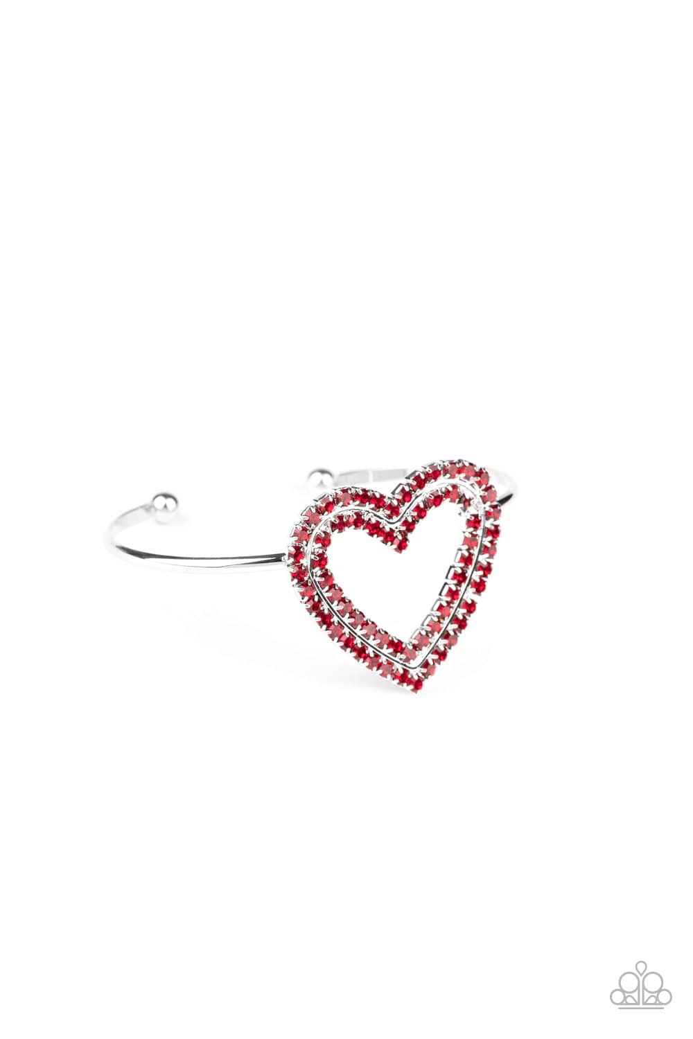 Paparazzi Heart Opener Cuff Heart Bracelets
