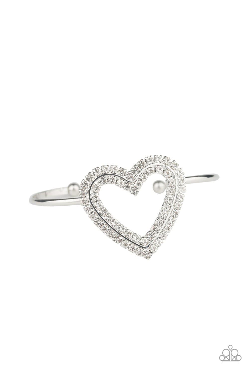 Paparazzi Heart Opener Cuff Heart Bracelets