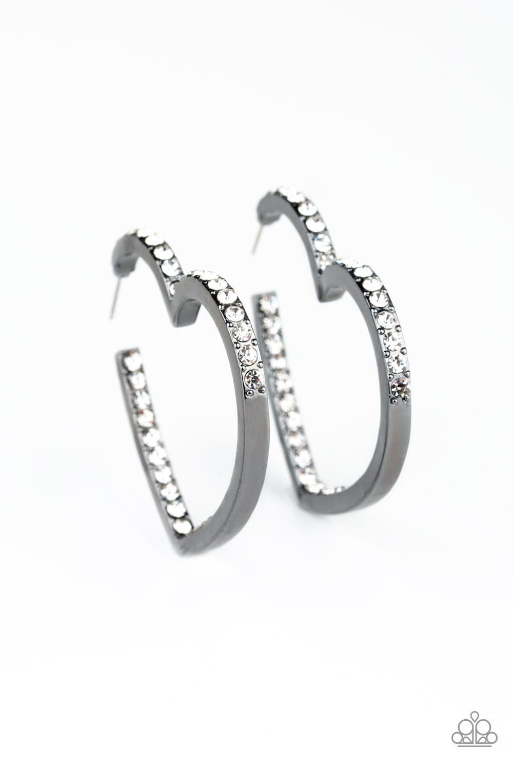 Heartbreaker Hoops Heart Earrings