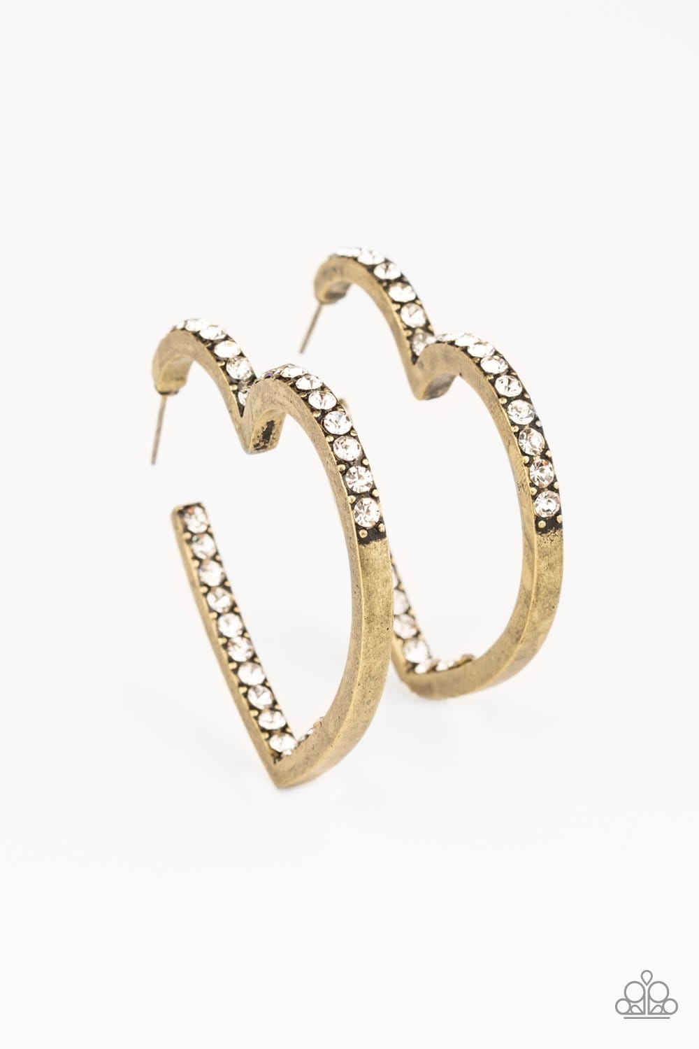 Heartbreaker Hoops Heart Earrings