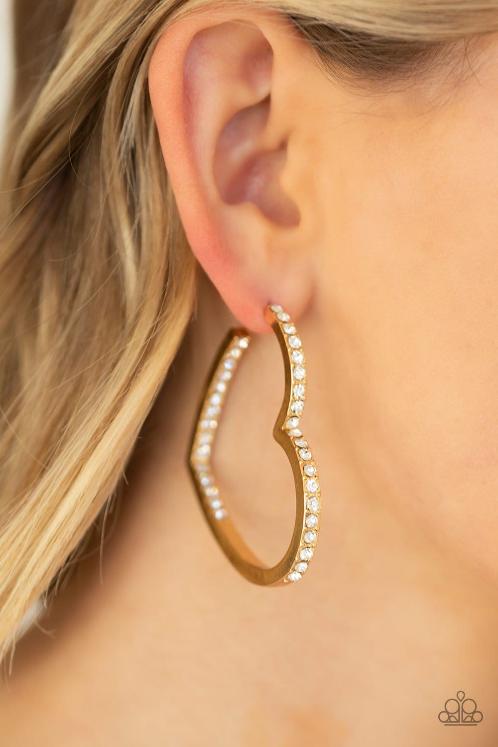 Heartbreaker Hoops Heart Earrings