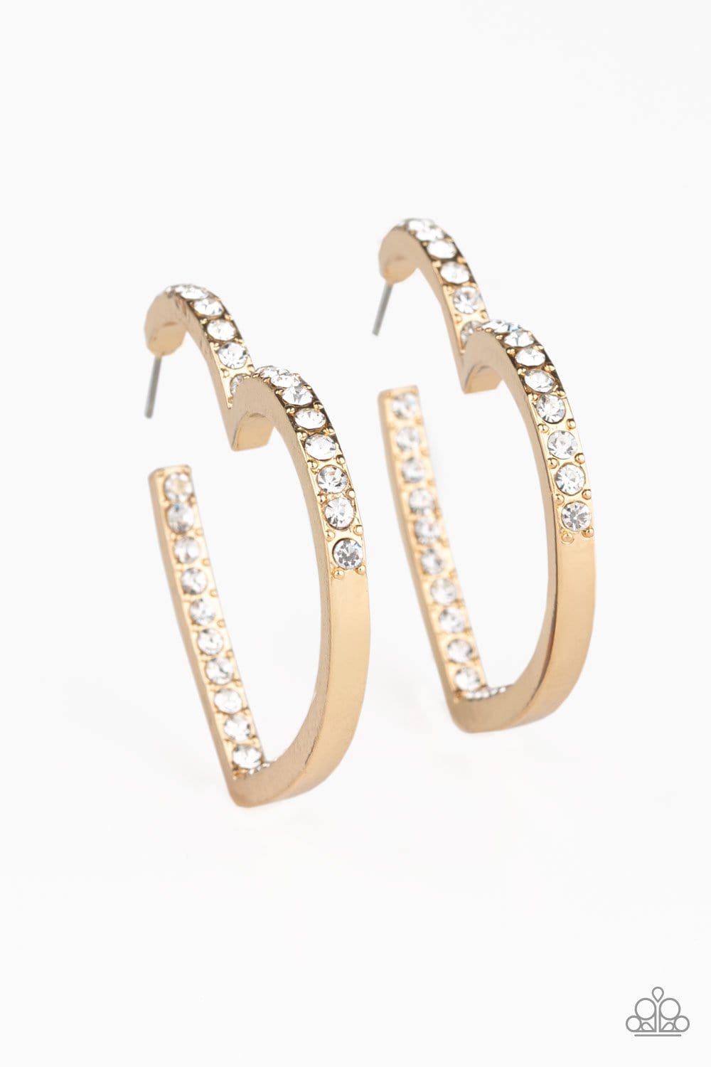 Heartbreaker Hoops Heart Earrings
