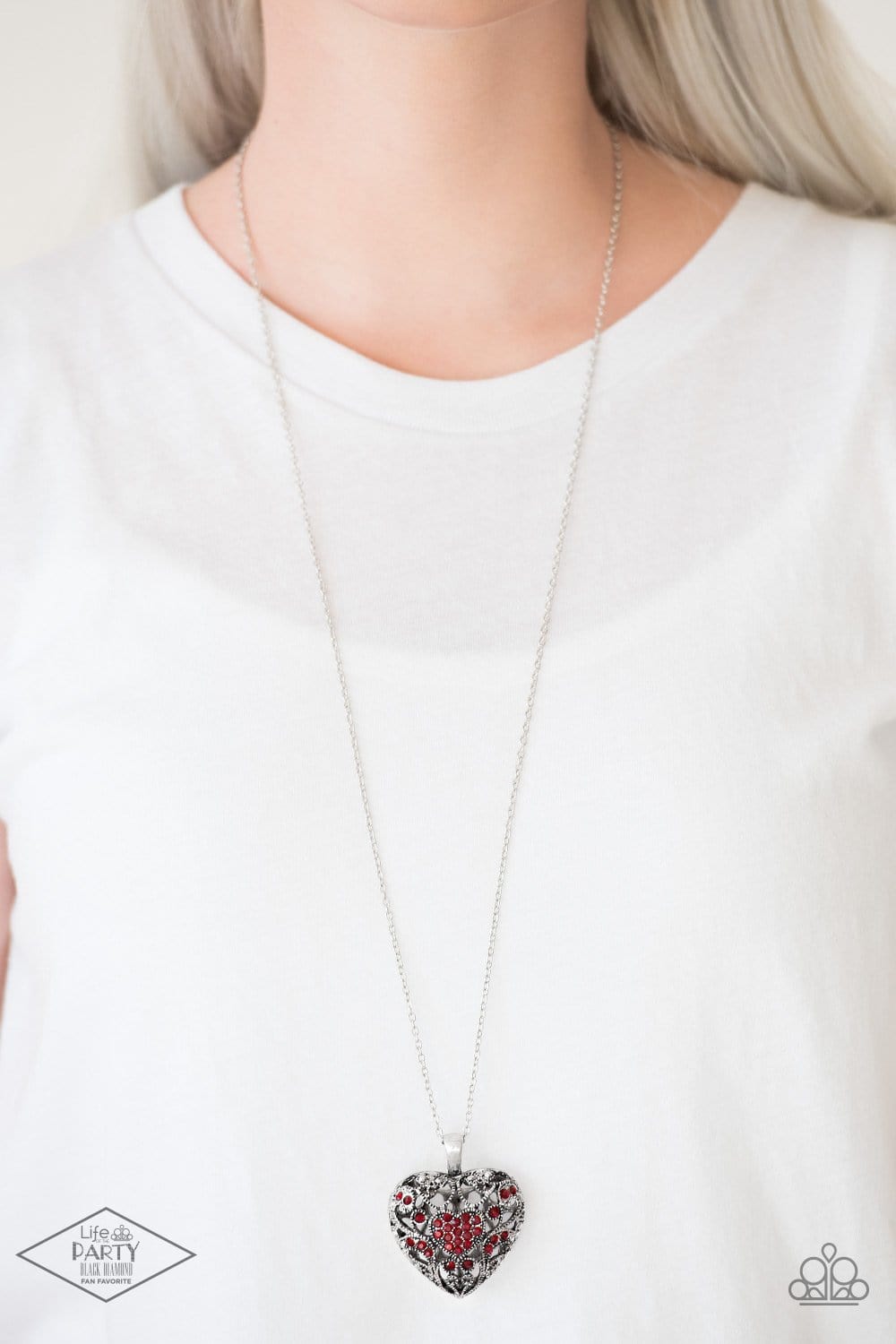 Paparazzi Heartless Heiress Heart Necklaces