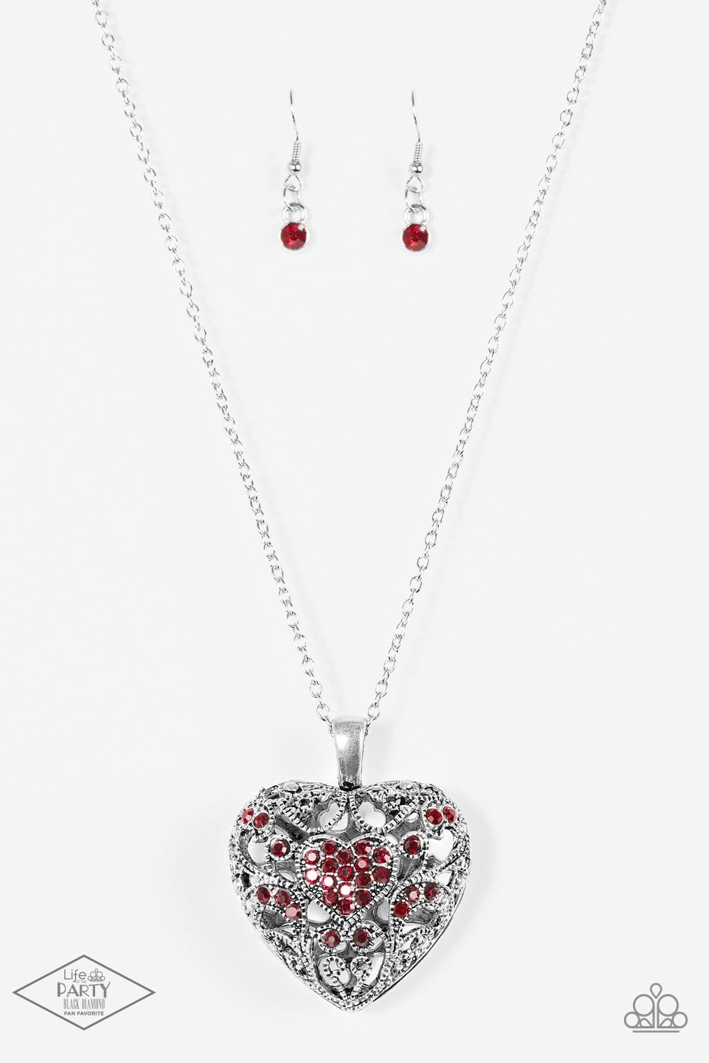 Paparazzi Heartless Heiress Heart Necklaces