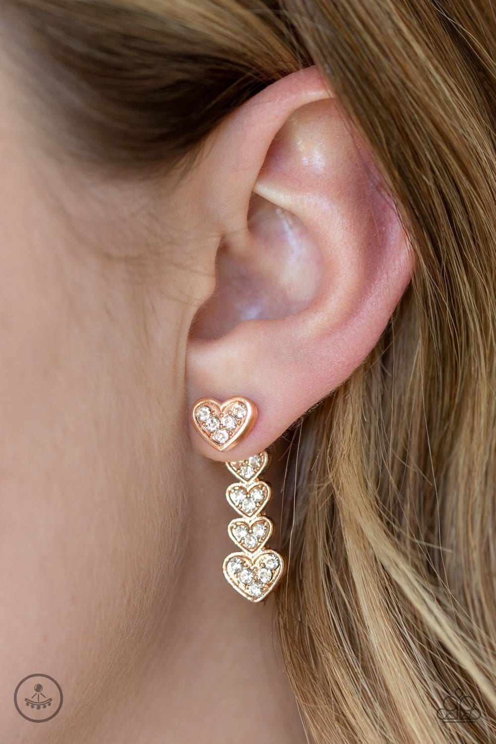 Paparazzi Heartthrob Twinkle Jacket Earrings