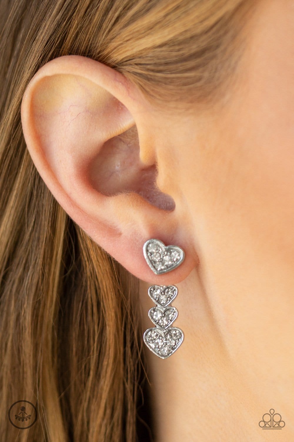 Paparazzi Heartthrob Twinkle Jacket Earrings