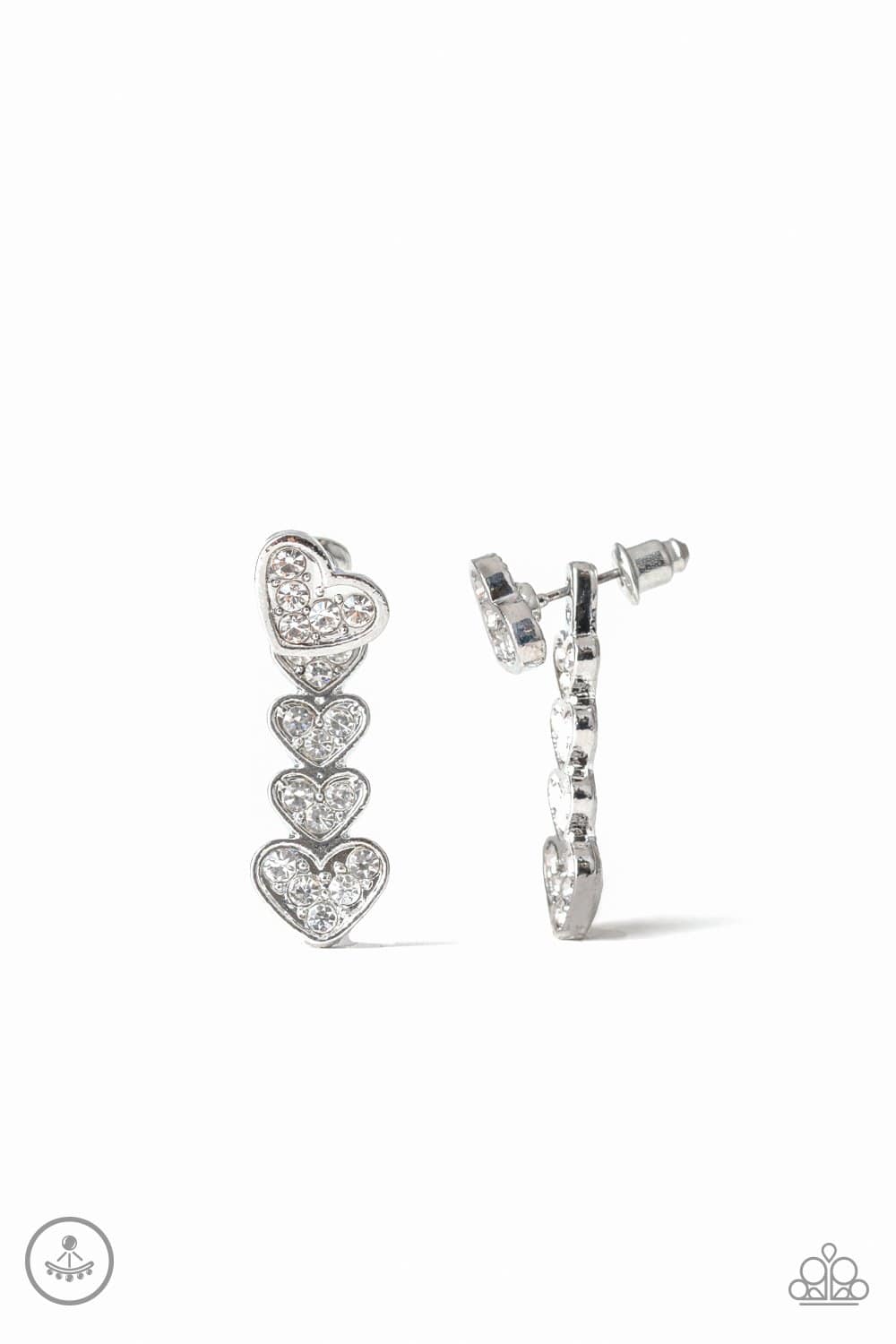 Paparazzi Heartthrob Twinkle Jacket Earrings