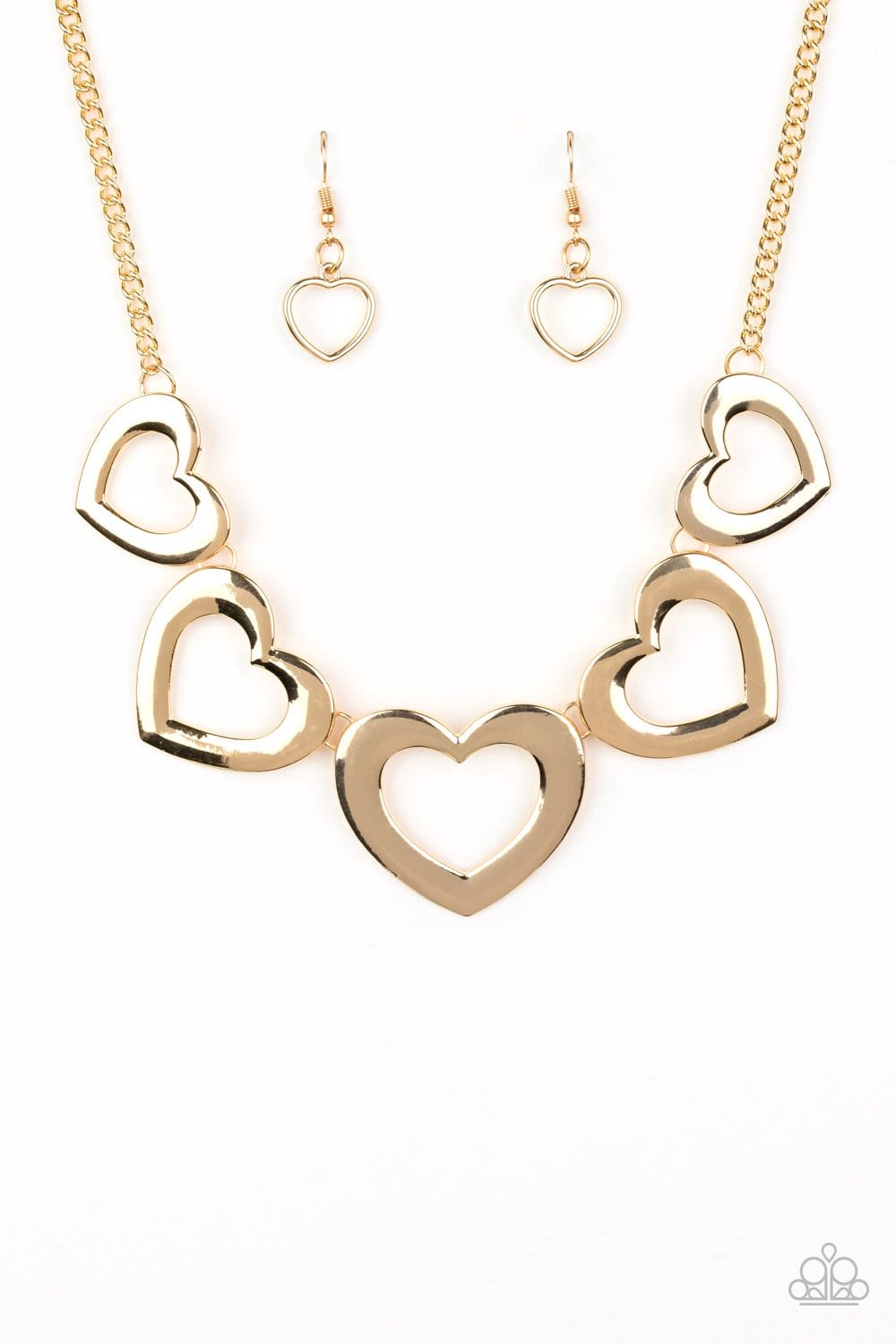 Paparazzi Hearty Hearts Heart Necklaces