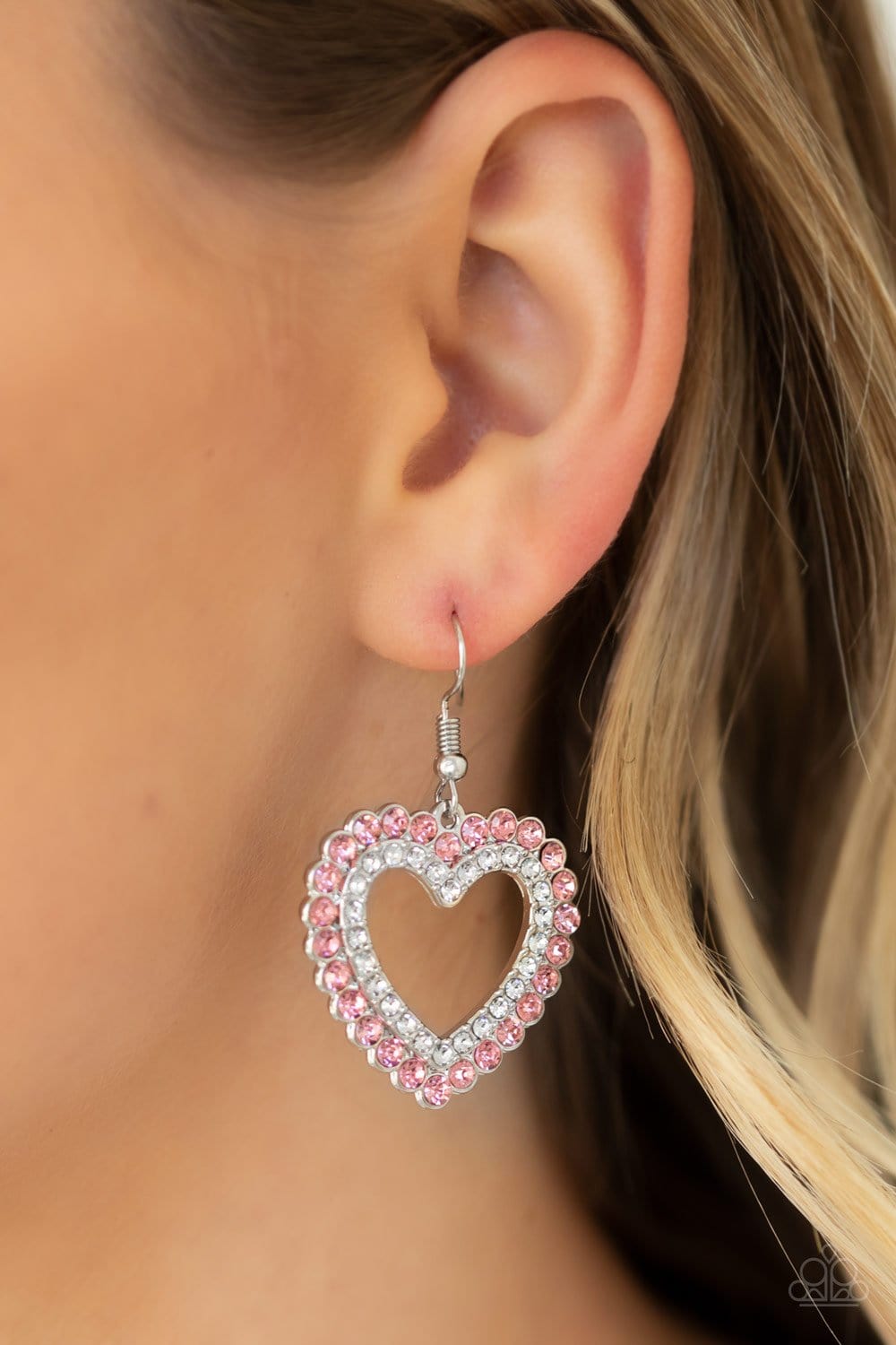Paparazzi High School Sweethearts Heat Earrings