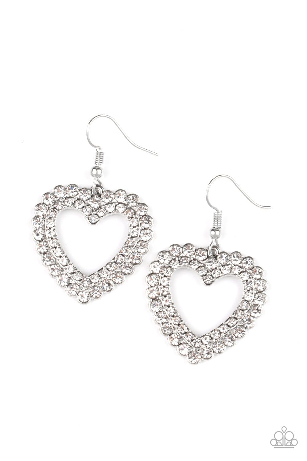 Paparazzi High School Sweethearts Heat Earrings