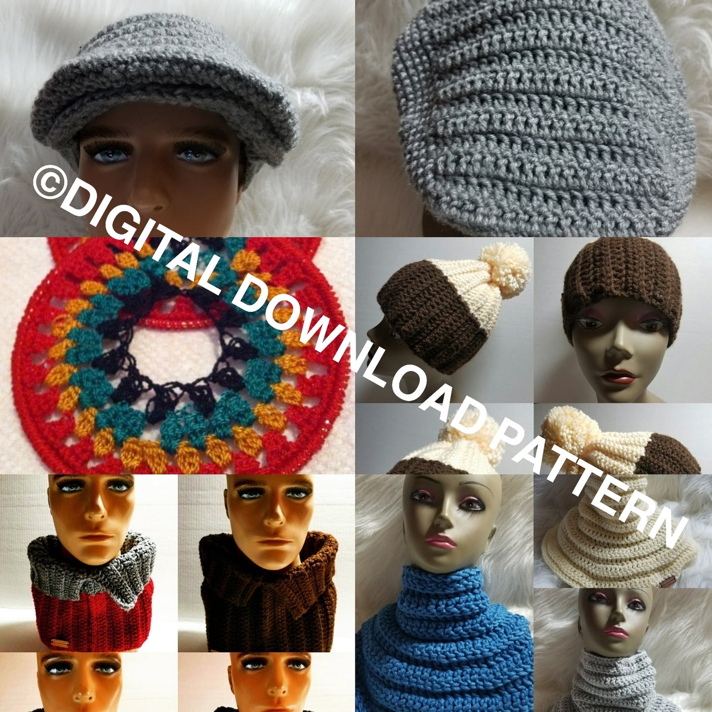 DIGITAL DOWNLOAD PATTERN BUNDLE 1 (All 5 of Patterns)  Special Price