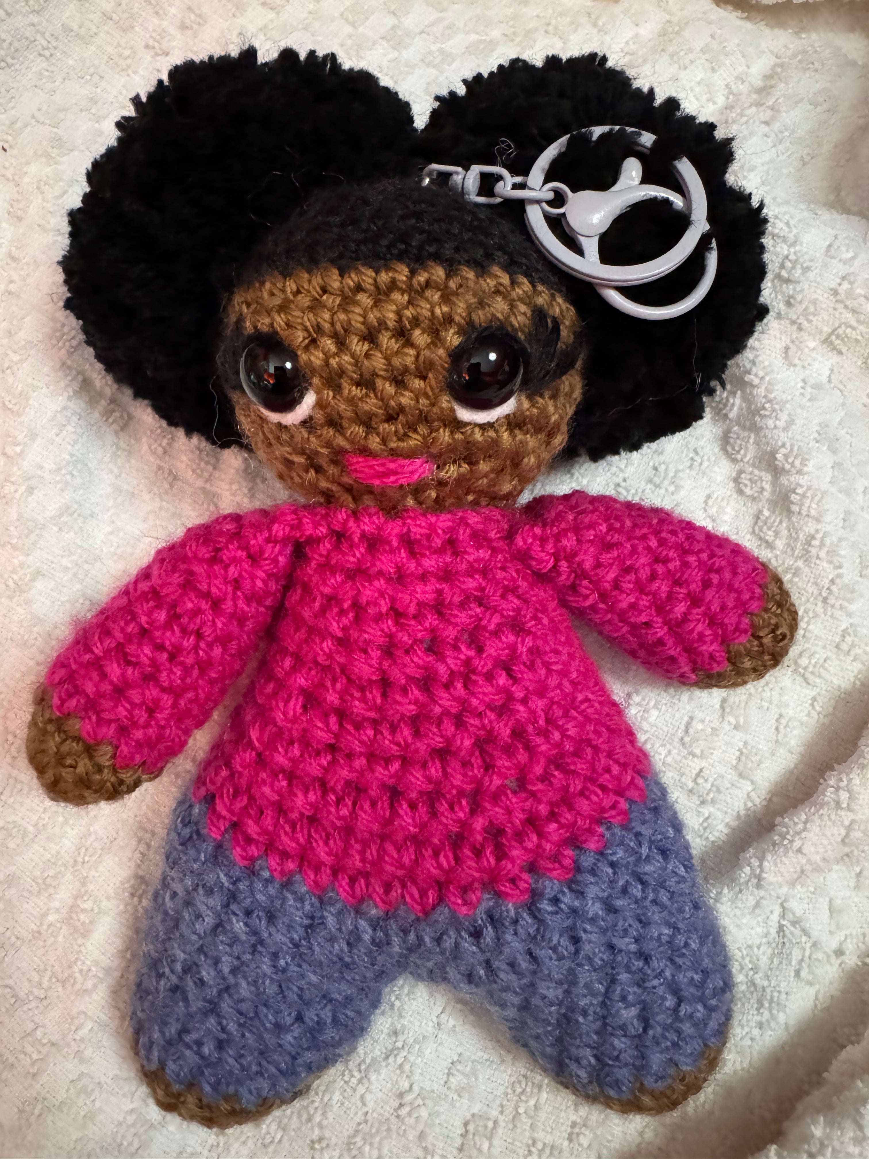 Fly Girl Statement Bag Charms/Keychain