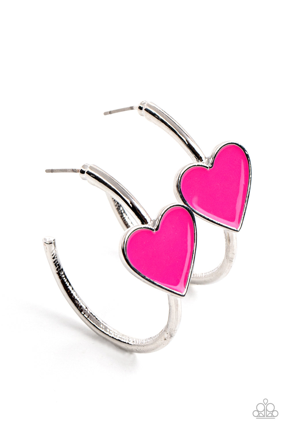 Paparazzi Kiss Up Heart Hoops