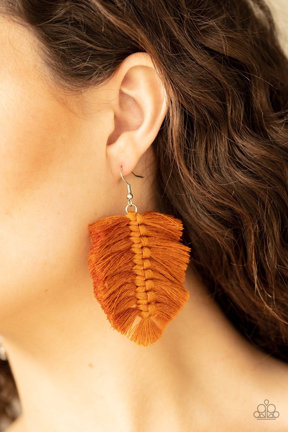 Knotted Native Macrame Earrings