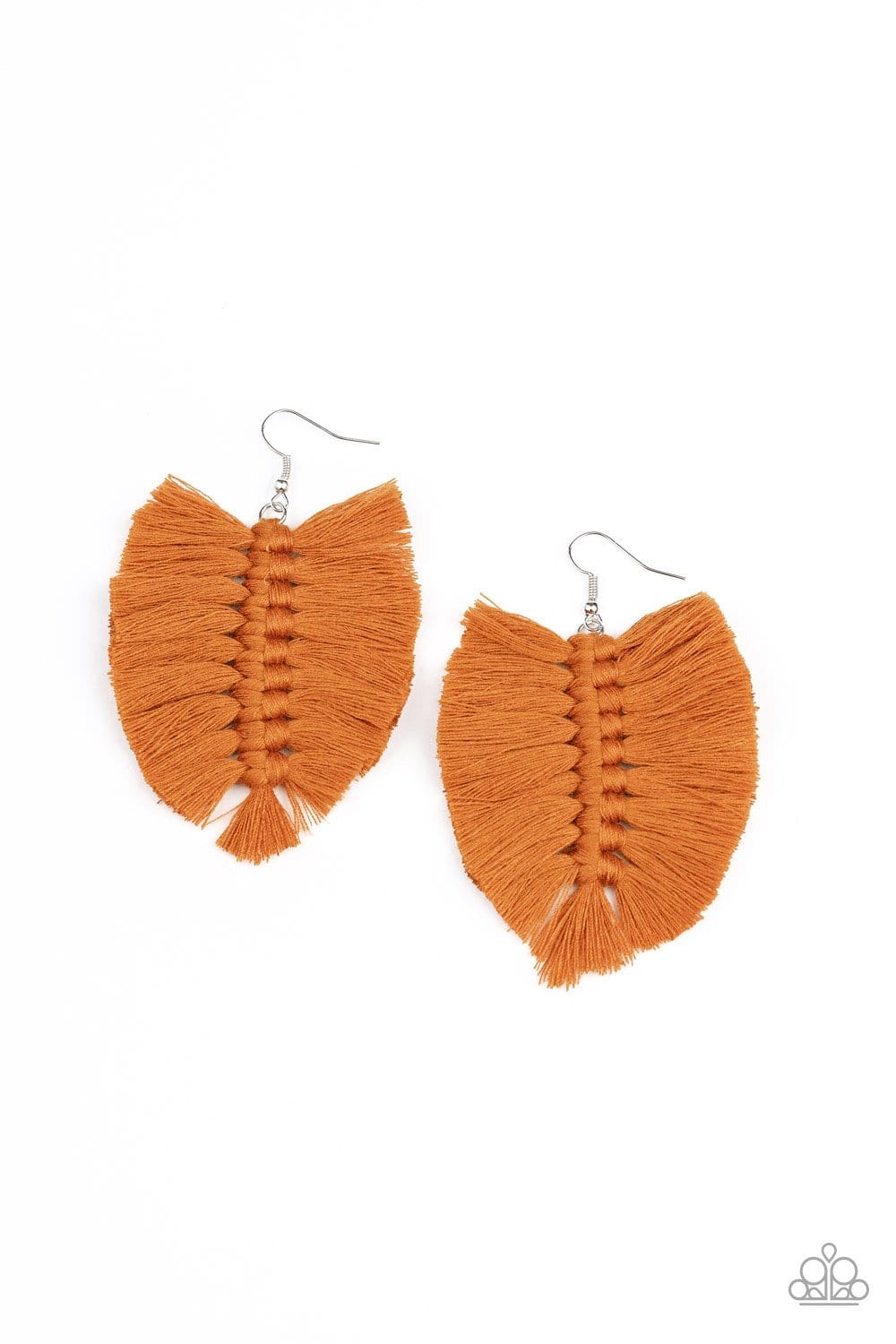 Knotted Native Macrame Earrings