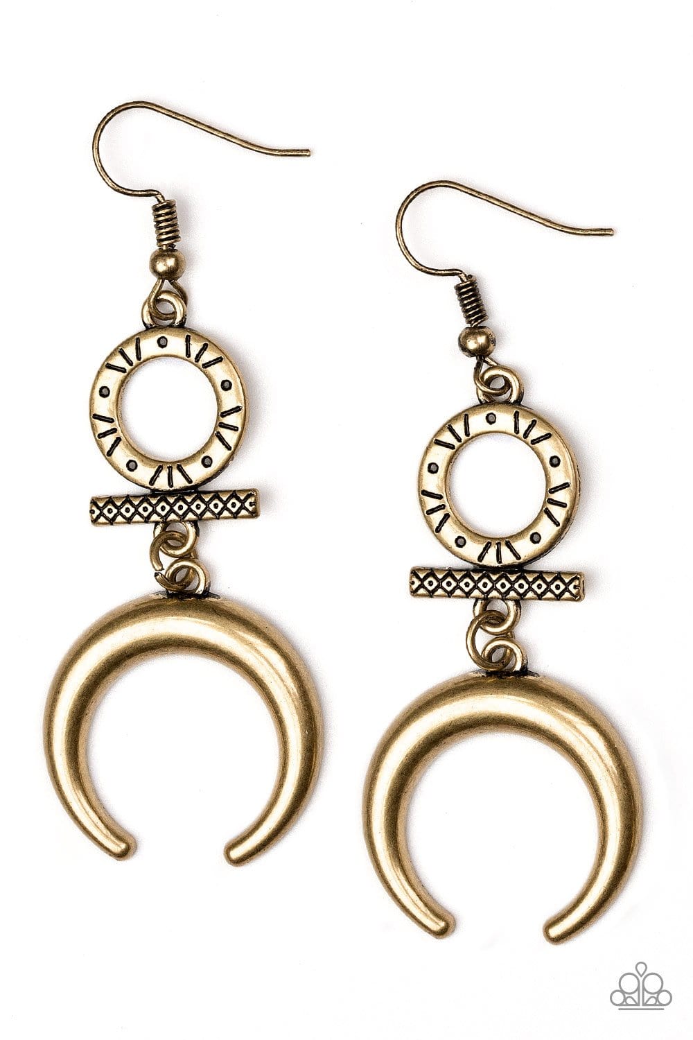 Paparazzi Majestically Moon Child Earrings