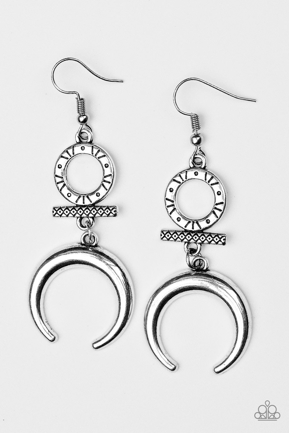 Paparazzi Majestically Moon Child Earrings