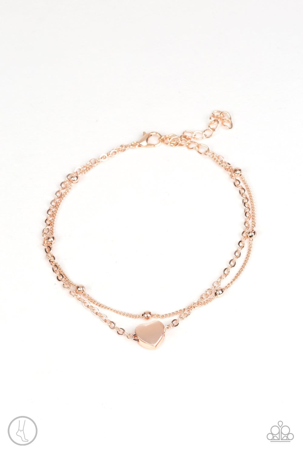 Paparazzi Ocean Heart Anklets
