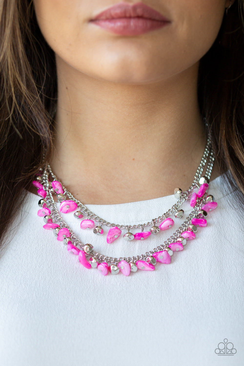 Paparazzi Pebble Pioneer Necklace Set
