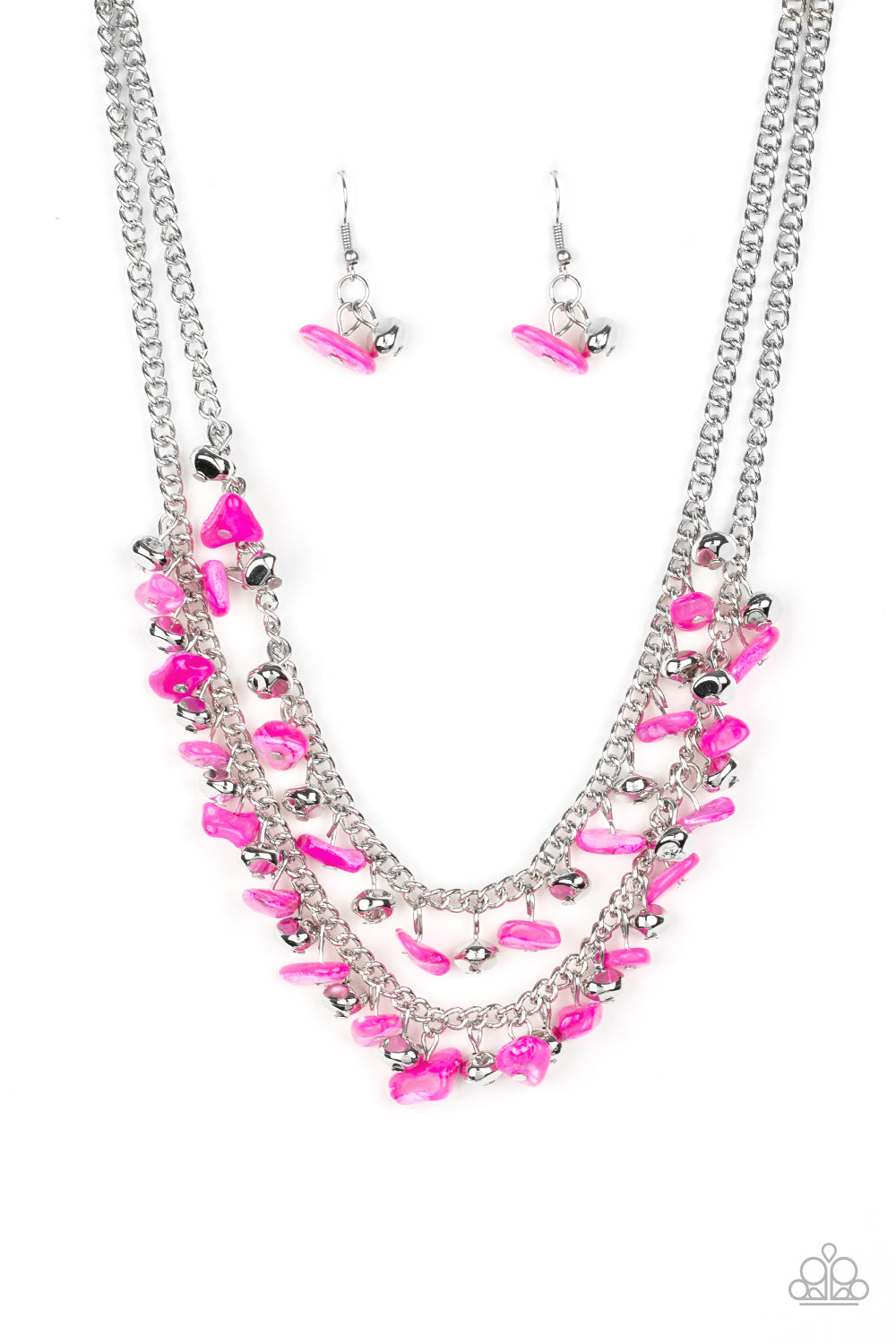 Paparazzi Pebble Pioneer Necklace Set