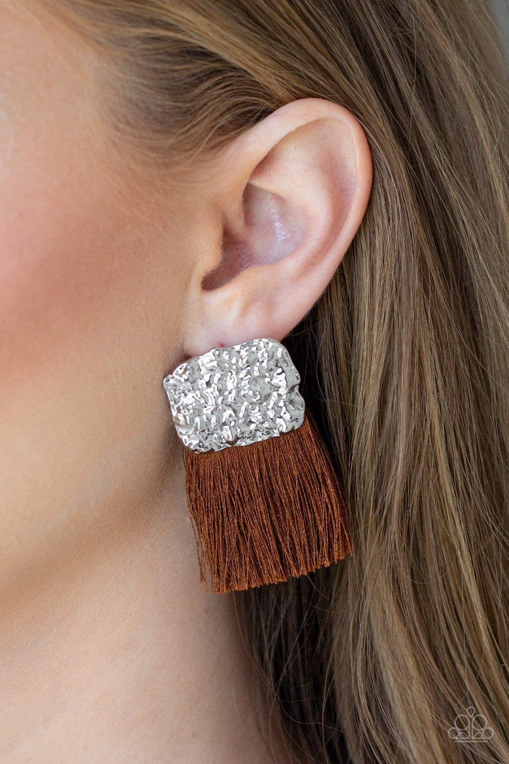 Paparazzi Plume Bloom Post Earrings