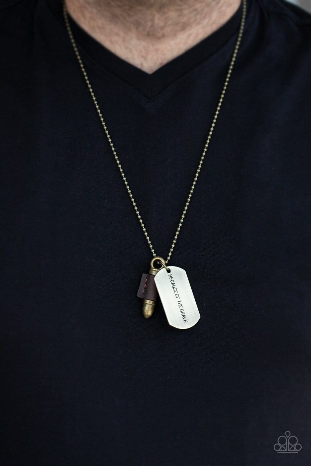 Paparazzi Proud Patriot Mens Necklace