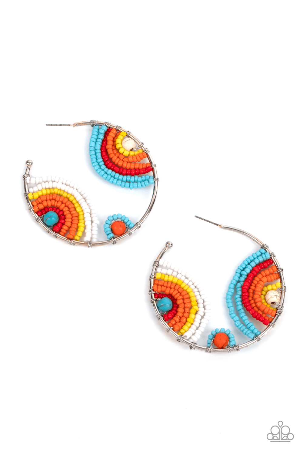 Paparazzi Rainbow Horizons Hoops LOP