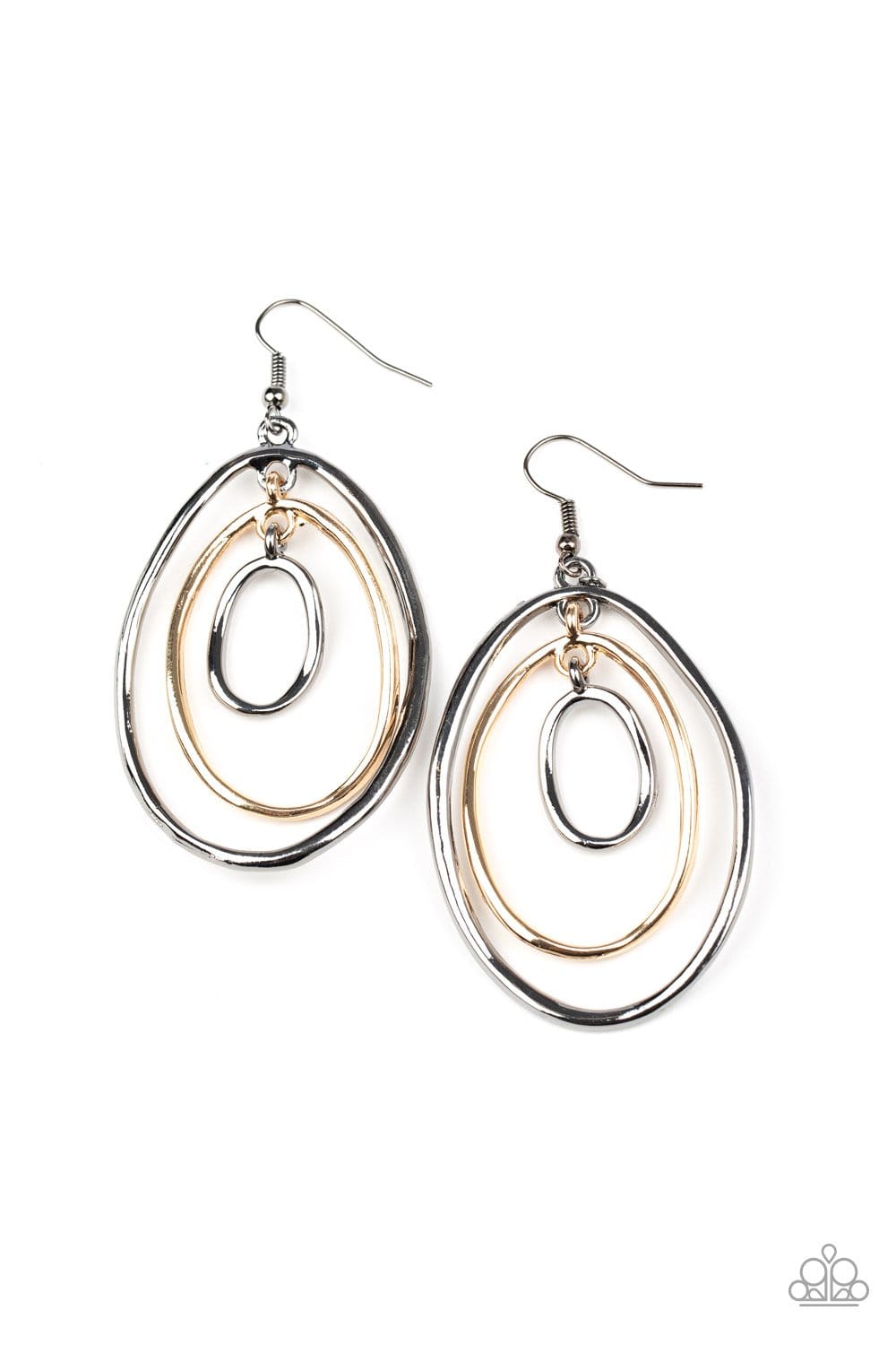 Paparazzi Retro Ruins Earrings