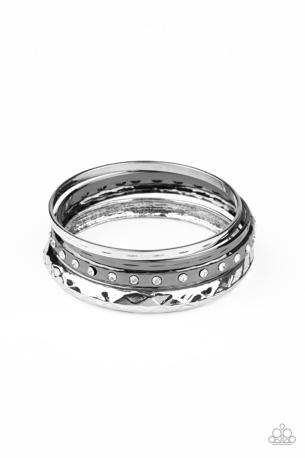 Revved Up Rhinestones Bangles