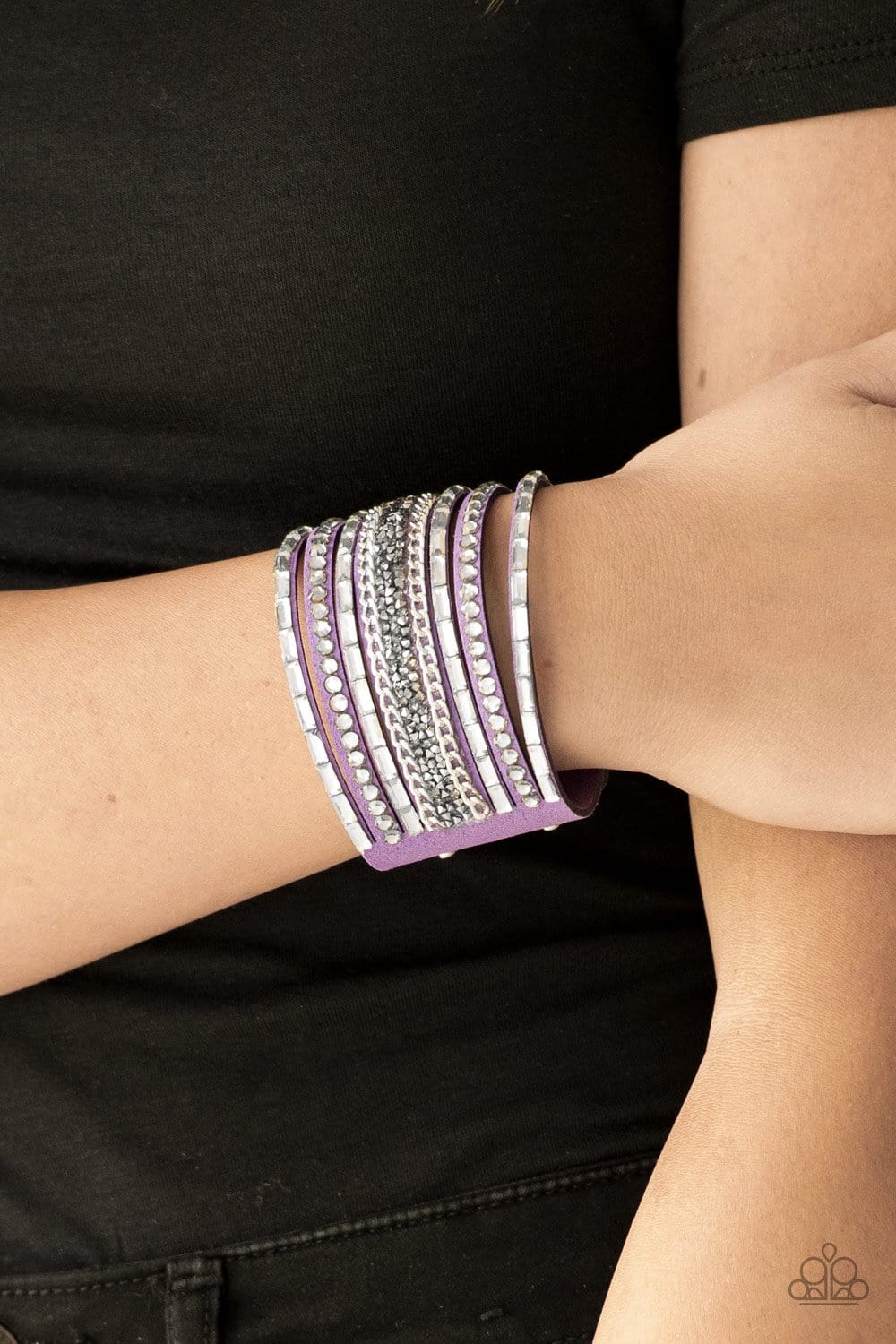 Rhinestone Rumble Wrap & Snaps