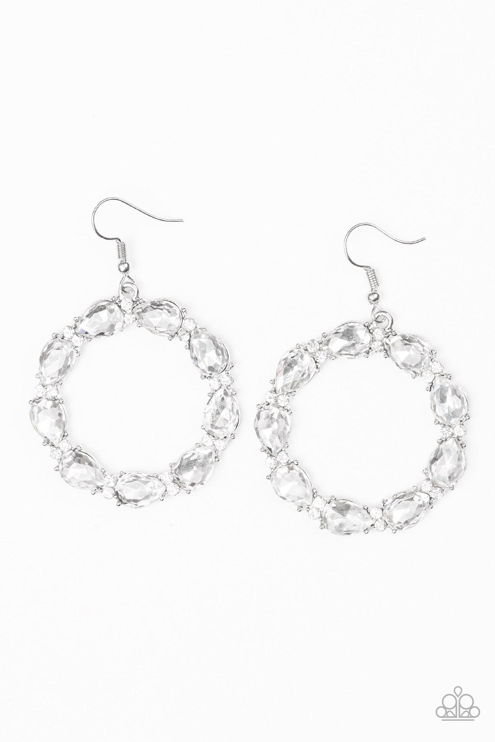 Paparazzi Ring Around The Rhinestones Earrings