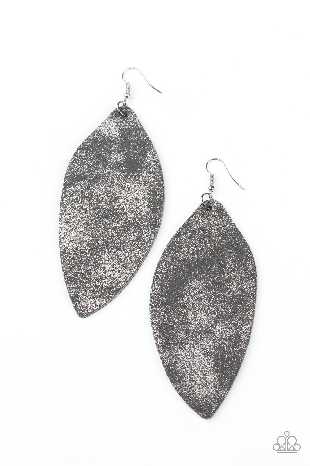 Paparazzi Serenely Smattered Leather Earrings