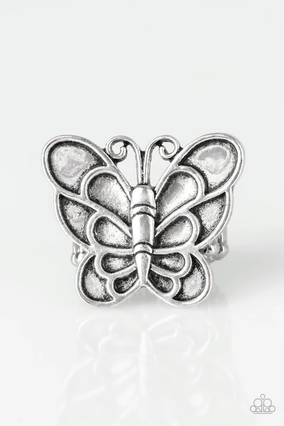 Sky High Butterfly Rings