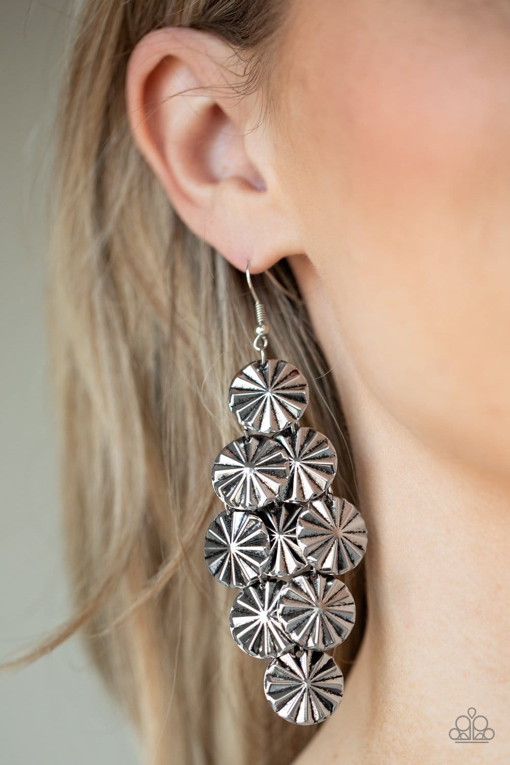 Paparazzi Star Spangled Shine Earrings