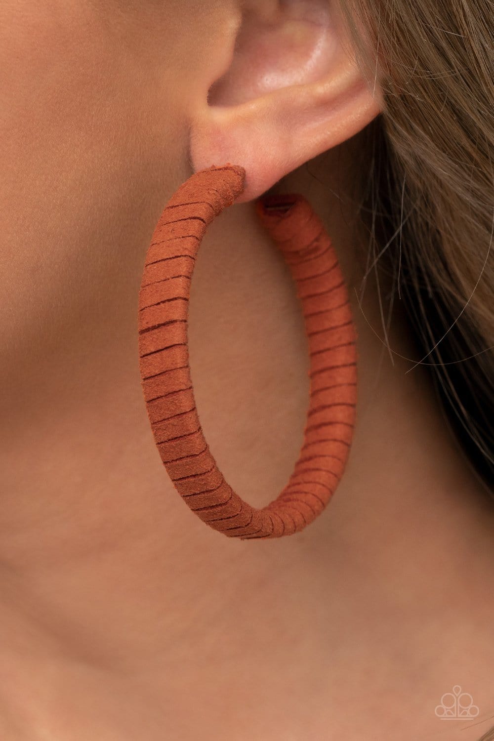 Paparazzi Suede Parade Hoops