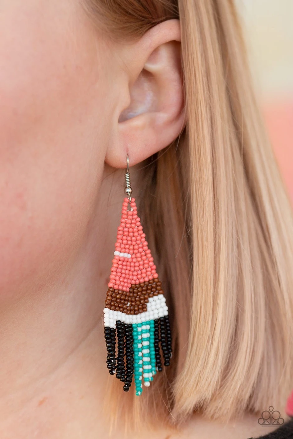 Paparazzi Summer Heat Seed Bead Earrings