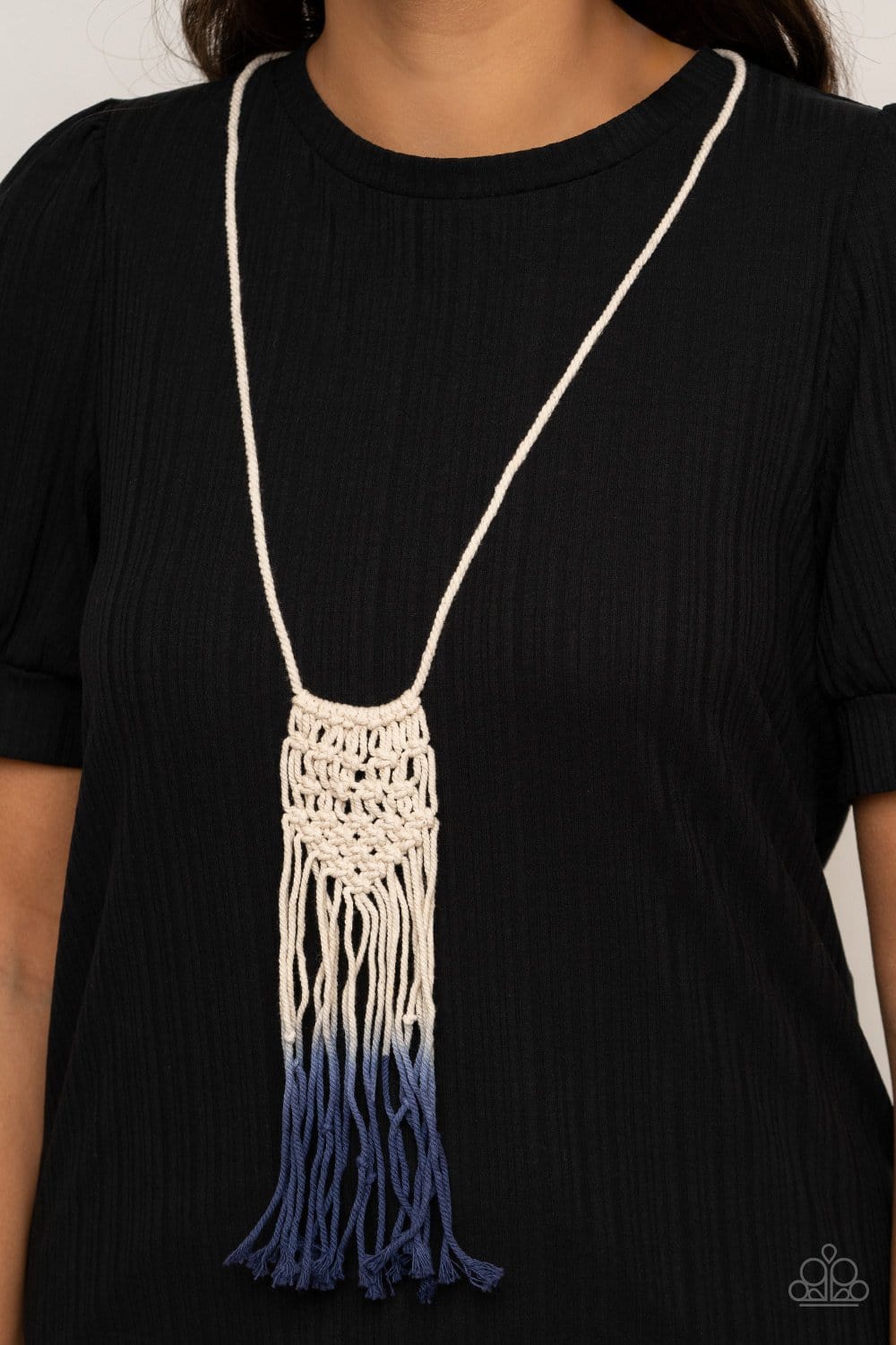 Paparazzi Surfin The Net Macrame Necklaces