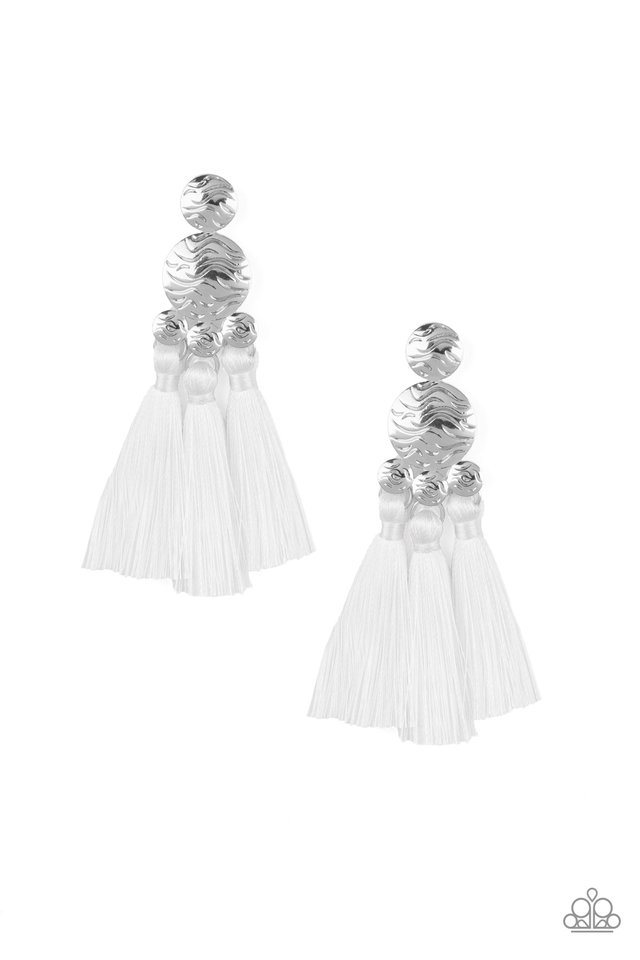 Taj Mahal Tourist Tassel Earrings