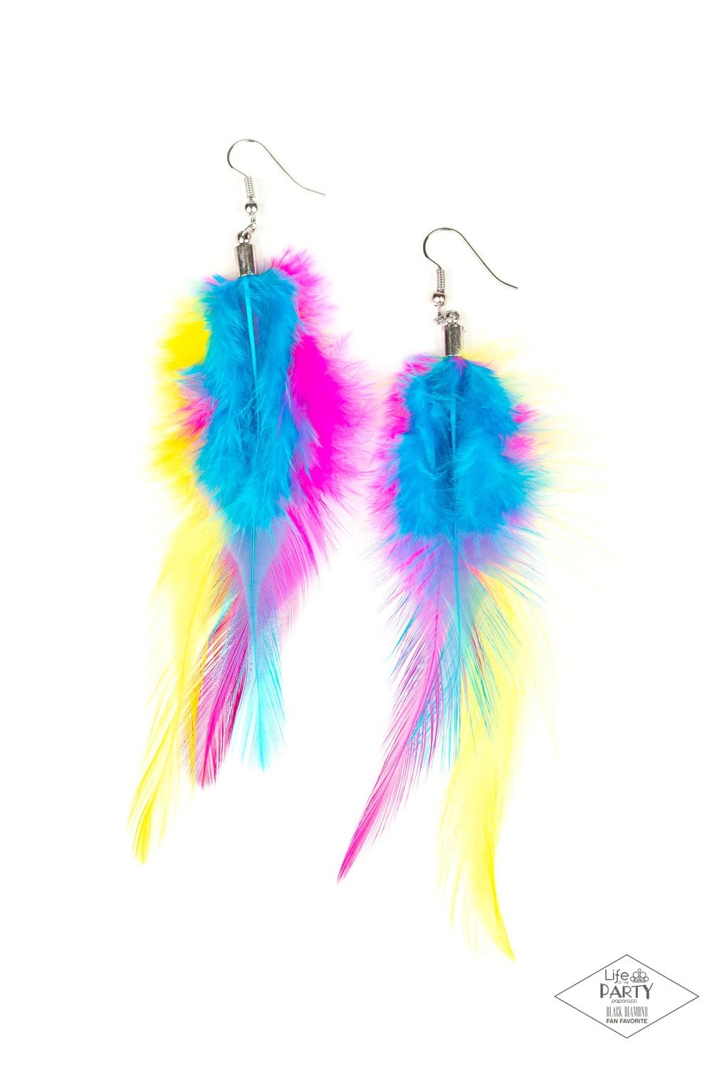 Paparazzi Take A BOA Feather Earrings