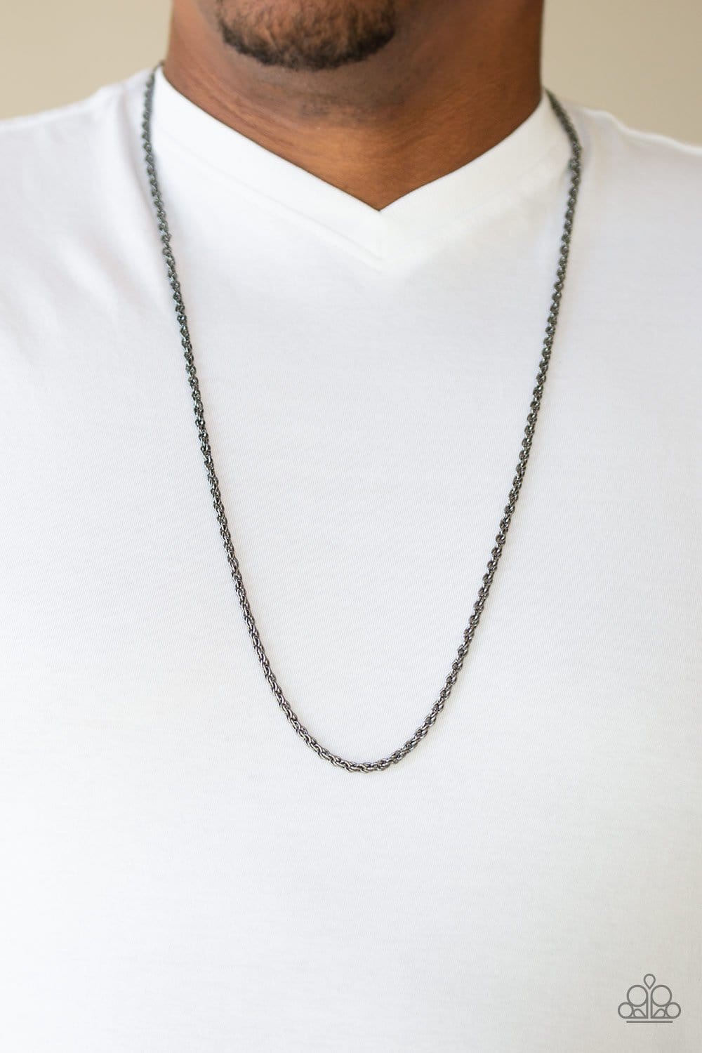 Paparazzi The Go-To Guy Men Necklaces